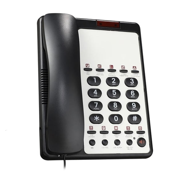 WIND LAND B188B Hotel Front Desk Telephone Fixed Landline Phone with Clear Call