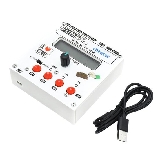 WIND LAND Desk Station Keyer Module with Metal Housing and Knob Control
