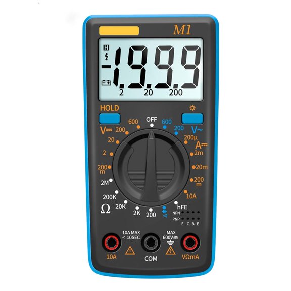 WIND LAND Digital Multimeter with Data Hold Function for Electricians, Students, Projects