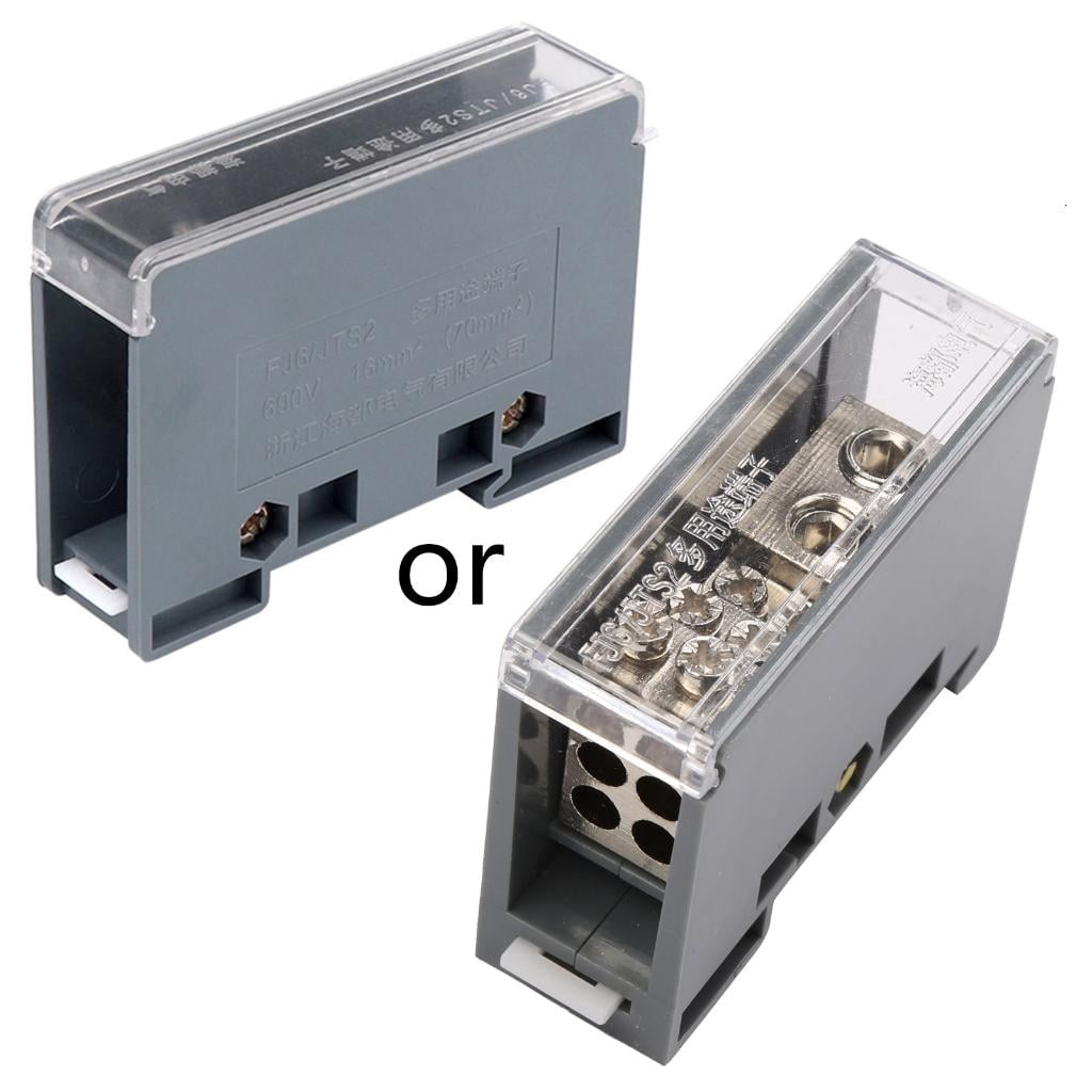 WIND LAND Din Rail Distribution Box One In Multiple Out Terminal Block ...