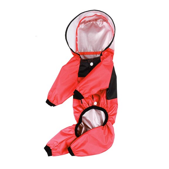 WIND LAND Dog Raincoats 4Leg Windproof Rainsuit FourSeason Dog Rainwear Travel Clothes