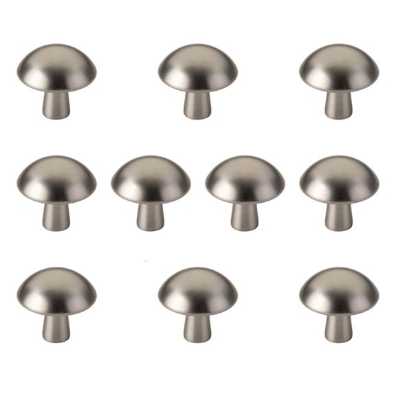 WIND LAND Drawer and Wardrobe Knobs, 10 Pack with Single-Hole Mounting