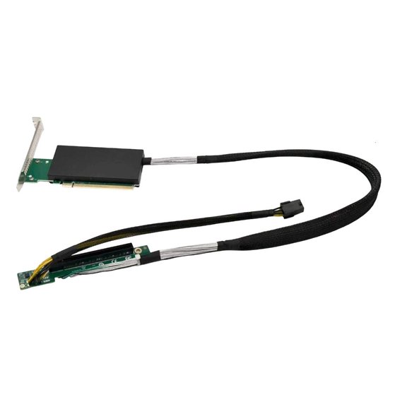 WIND LAND Flexible PCIe GPU Extension Cable, 55CM for Desktop PC Layout