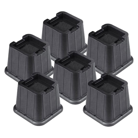 WIND LAND Furniture Leg Height Enhancers Secure Not Slip Leg Elevators for Bed Couches