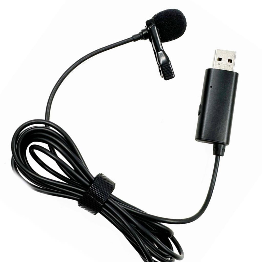 Usb Microphone Example WIND LAND Lavalier Lapel Microphone USB Professional Condenser Clip on ...