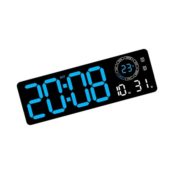 WIND LAND Modern Color Changing Digital Clock Brightness Adjustment Temperature Display