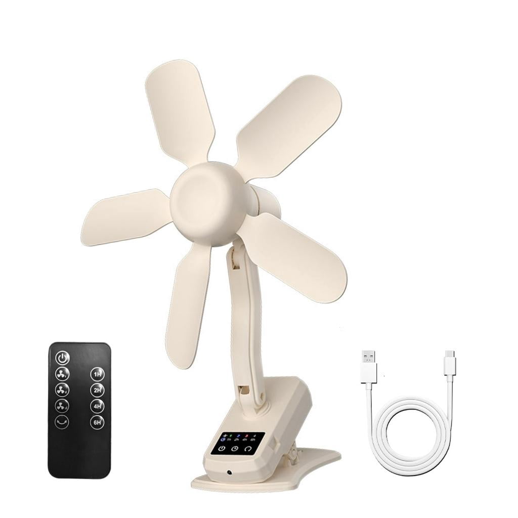 WIND LAND Quiet Fan Clip Fan Portable Table Fan Bedside Fan 3 Speed ...