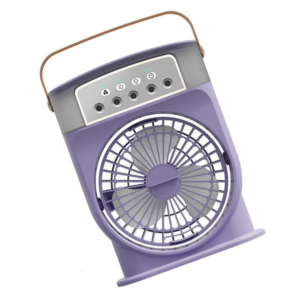 WIND LAND Small Desktop Fan Rechargeable Air Cooling Machine 3 Speeds ...