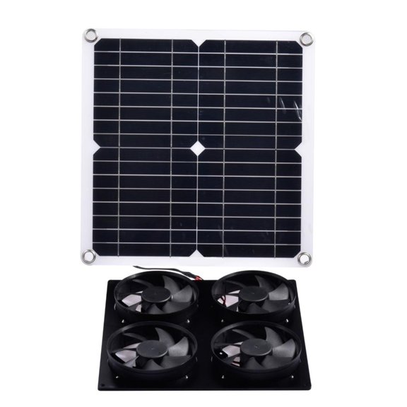 WIND LAND Solar panel Powered Exhaust Fan Cooling Ventilator Solar Exhaust Fan
