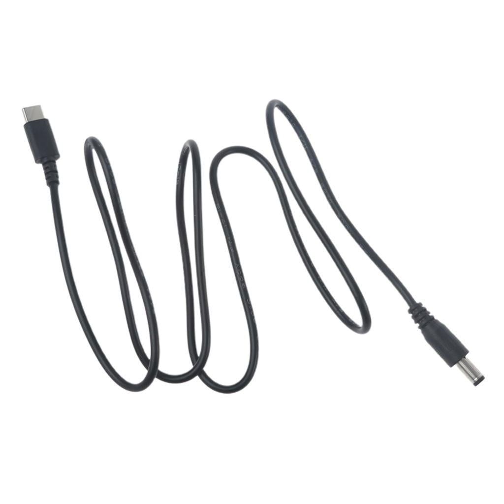 Usb Computer Power Cable WIND LAND USB C Male To 5.5x2.1mm DC5521 Male Power Cable, USB 5V 3A ...