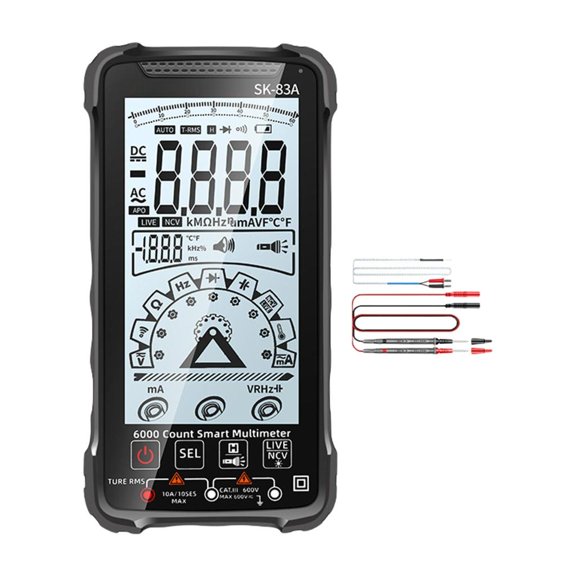 WIND LAND User Friendly Digital Multimeter with Data Hold Functionality for Household