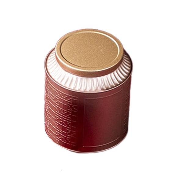 WIND LAND Vintage Tea Containers Empty Round Tinplate Candy Tins Small Storage Tins