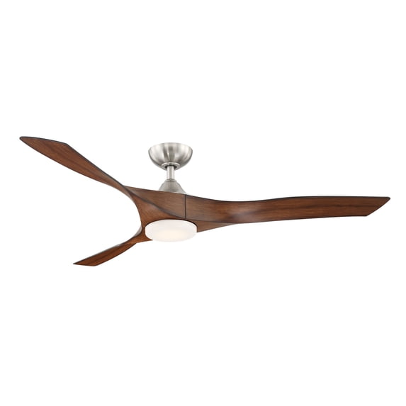 Wind River Ceiling Fans WR1801NWAL 60 in. Willow Indoor & Outdoor Smart Ceiling Fan, Nickel