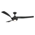 thumbnail image 1 of Wind River Ceiling Fans WR1804MB 60 in. Kurve Smart Ceiling Fan, Black, 1 of 1