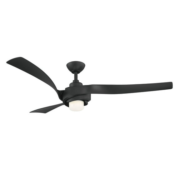 Wind River Ceiling Fans WR1804MB 60 in. Kurve Smart Ceiling Fan, Black