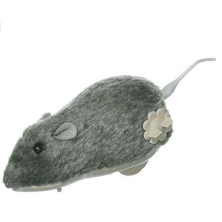 WIND UP FURRY GRAY MOUSE