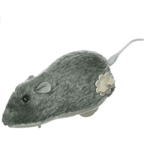 WIND UP FURRY GRAY MOUSE
