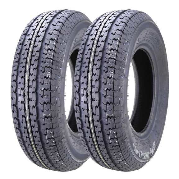 WINDA New Premium Trailer Tires ST 205 75R15 / 8PR Load Range D Steel Belted w/Scuff Guard, Set 2