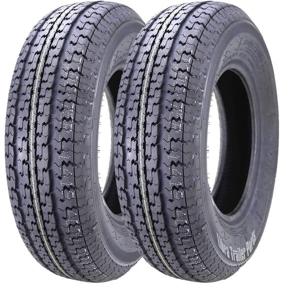 WINDA New Premium Trailer Tires ST 225/75R15 10PR Load Ranged E Steel Belted, Set  2