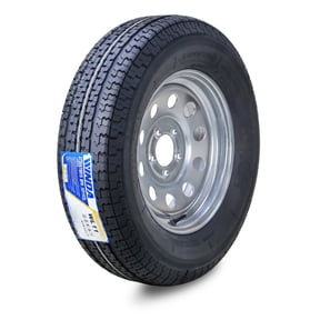 WINDA Trailer Tire Wheel Assembly ST205/75R15 8-Ply D 107L 5 Lug on 4.5" PCD Galvanized Mod Rim