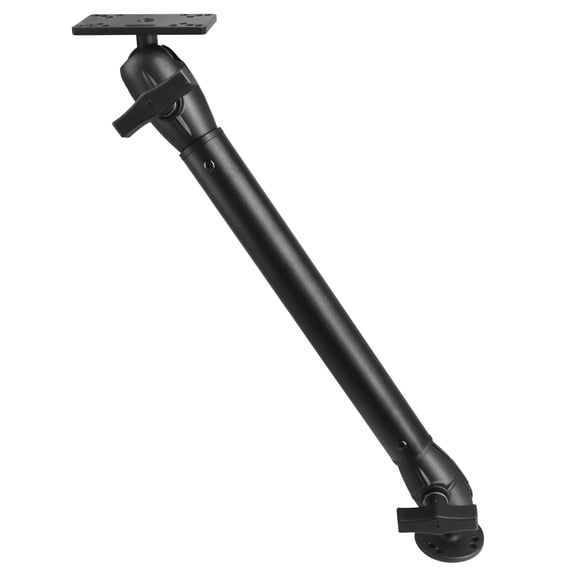 WINDFRD Fish Finder Mount, Compatible with Hummingbird Helix 5 and Helix 7, with 1.5" / C Size Aluminum Extension(18.3") Long Arm, Marine Electronic/Depth Finder Mount for Boat/Kayak