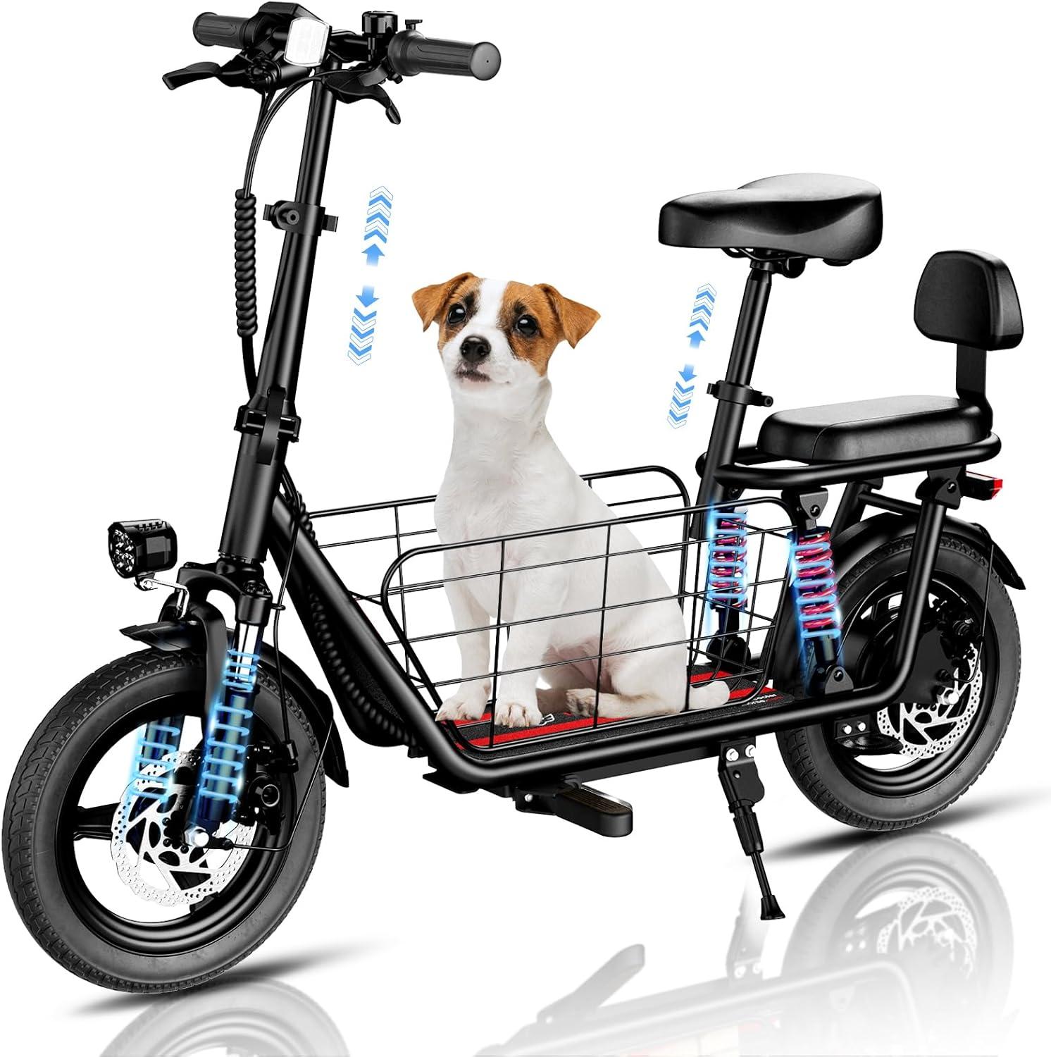 WINDHORSE 850W Electric Scooter With Seat – 22 MPH, 25 Miles Range, Dual Suspension