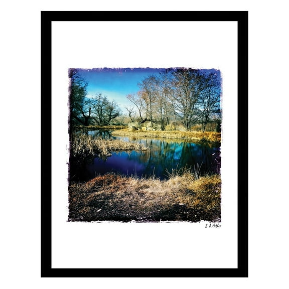 WINDING CREEK Framed Printed Photograph