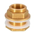 WINDLAND 1/2" 3/4" 1'' Copper Water for Tank Connector Threaded Pipe