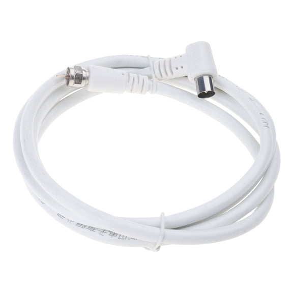 WINDLAND 1.5m F Connectors To TV Metal Wire Video Sound Cable Cord