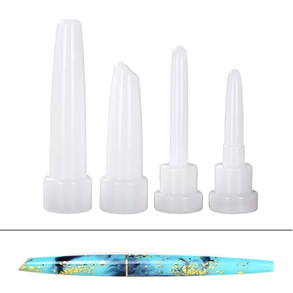 WINDLAND 1 Set Silicone Pen Molds Resin Mold Pen Style Pen Casting Mold Ballpoint Epoxy Casting Mold Fountain Pen Epoxy Mold