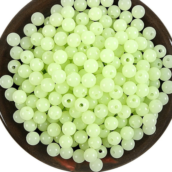 WINDLAND 100Pcs Luminously Fishing Beads Fish Line Beads Fishing Accessories Easy Use