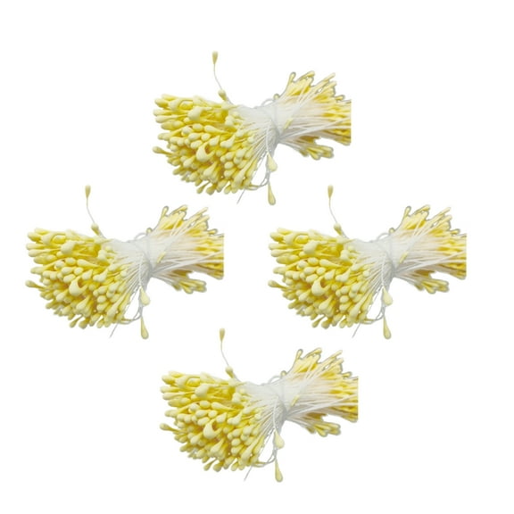WINDLAND 1050-1600Pcs Artificial Flower Stamens Pistils Double Heads Matte Floral Stamens