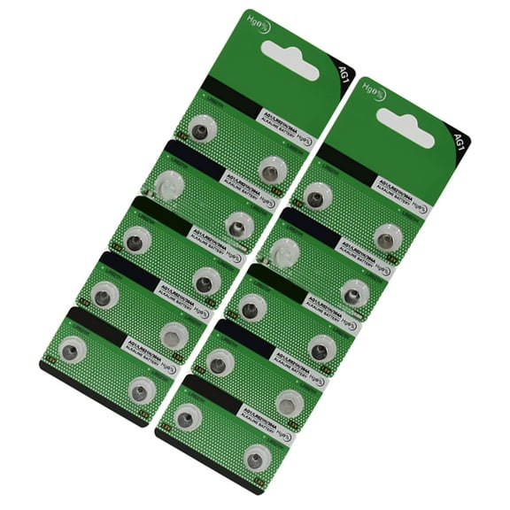 WINDLAND 20pcs/10Pcs AG1/621/364 Watch Battery Button Coin Cell AG1 LR621H Button Batteries for Watches Toy, Power Supply