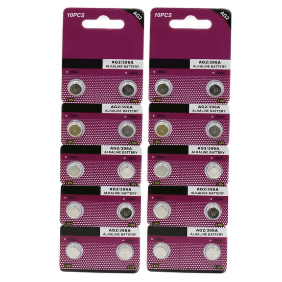 WINDLAND 10pc/20pc AG2/LR726/396 Watch Battery Button Batteries for Toy Accessories