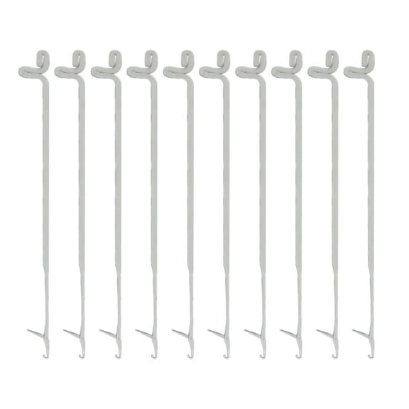 WINDLAND 10pcs/set Latch Sewing Needles Sealing Crochet Hook DIY Weave Knitting Tools Dread-lock Crochet Needle Hook Hair Weaving