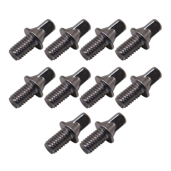 WINDLAND 10Pcs Drum Tension Rods Metal Rustproof Short Screws for Percussion Instrument