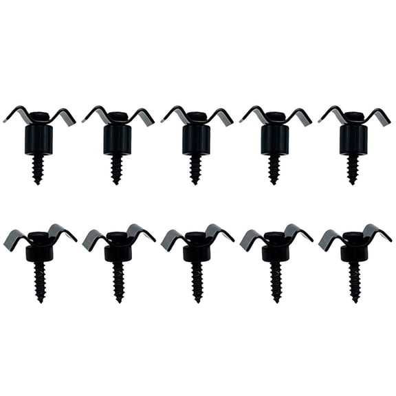 WINDLAND 10pcs Musiclily Metal Vintage String Guides Guitar String Trees Retainers