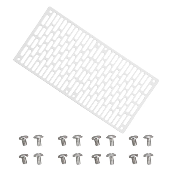 WINDLAND 12/24/36cm Galvanized Steel White Fan Radiators Guard for PC Cooling Systems