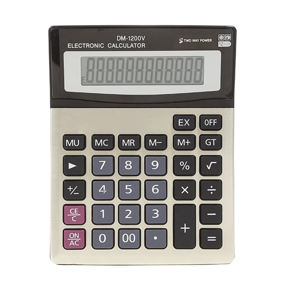 WINDLAND Large Screen Digital Calculator with 12 Digit Display for Office, School