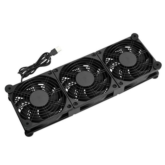 WINDLAND 120mm USB 5V Cooling Fan Portable Cooling Fan for Tablet TV Receiver Router DVR Computer Cabinet Component Cooling