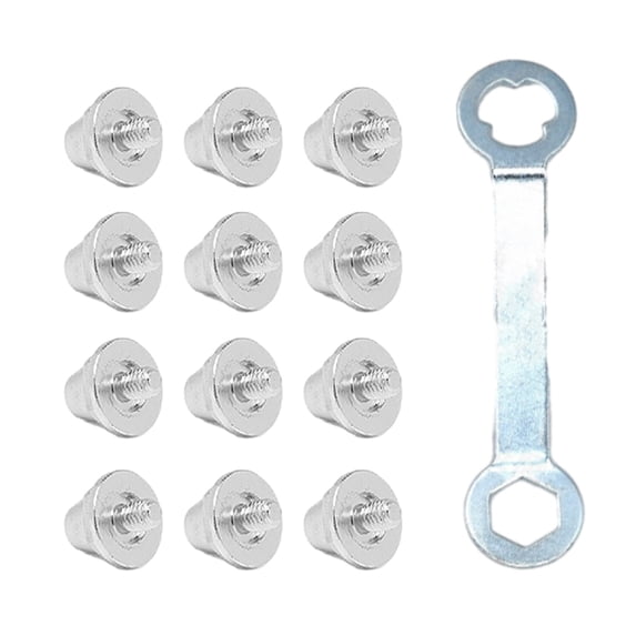 WINDLAND 12Pcs Aluminum Football Boot Spikes Soccer Stud Replacement Football Cleats Stud