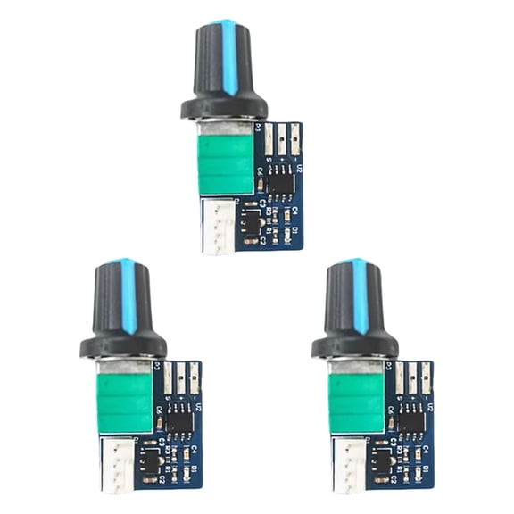 WINDLAND Fan Speed Controller For 12V Computer Case Fans, 4 Pin Single Channel, Quiet