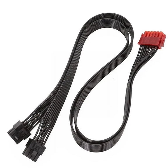 WINDLAND 12pin To Two Pcie 8pin (6 + 2pin) Power Cord For Graphics Card Line Cable For Enermax Power Module Cable