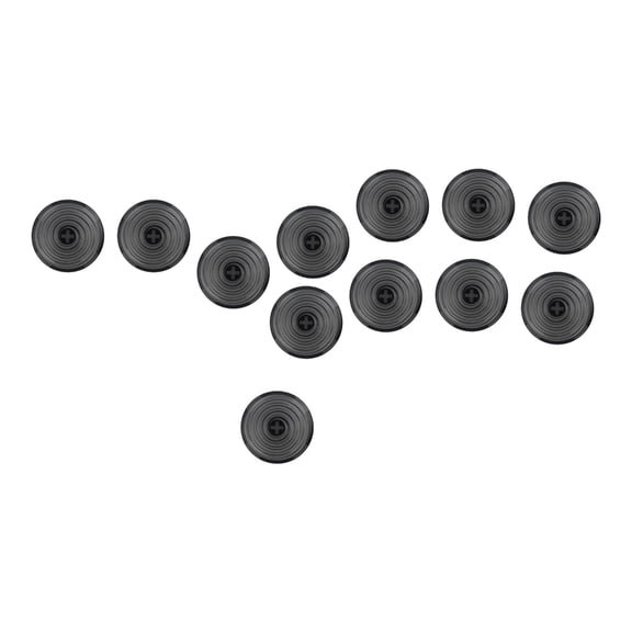 WINDLAND 18pcs Arcade Button Accessory Push Button Caps Game Accessory Replacement