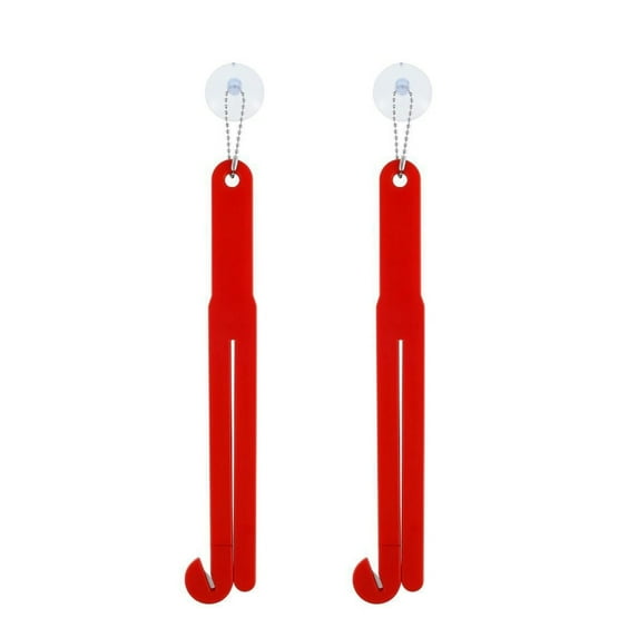 WINDLAND 2 Pcs Convenient Food Bag Opener with Chain and Suction Cup Kitchen Tool