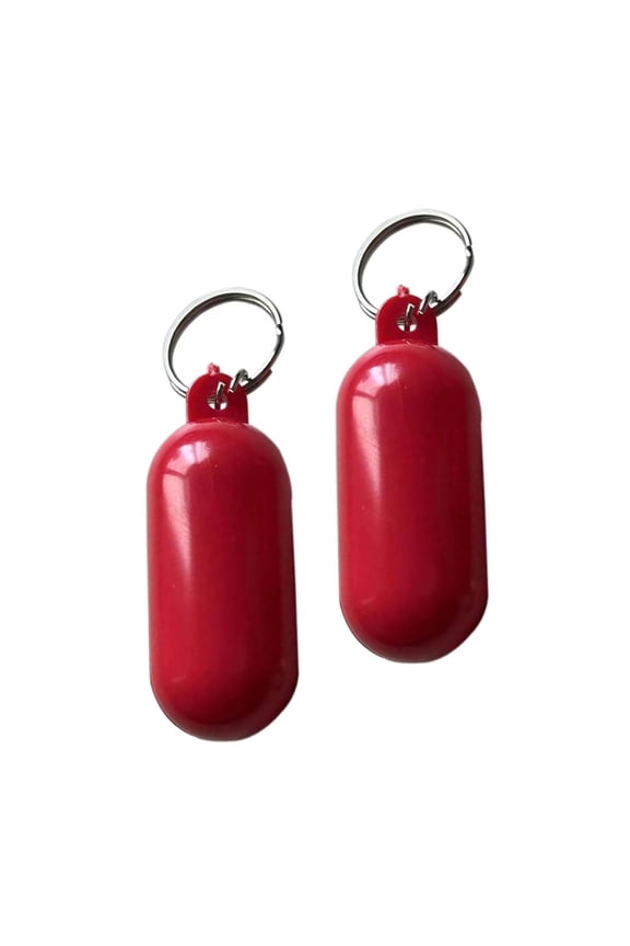 2 Pieces Floating Keyring Set for Boating Water Sport Buoyant Keyrings Ornament