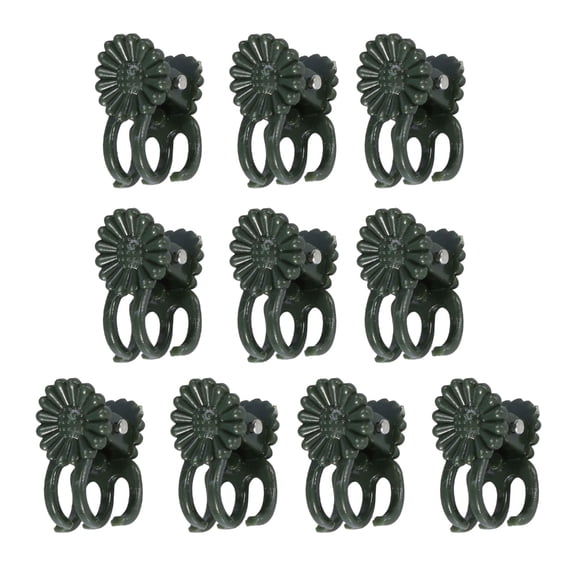 WINDLAND 20/40/100Pcs Orchid Clip Plant Support Clip Flowers Vine Clip Stem Vine Growing Uprightly Growing Stem Vine Support Clip