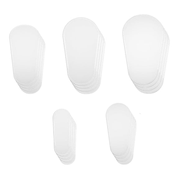 WINDLAND 20Pcs Transparent Makeup Brush Covers Keep Brushes Clean And Safe