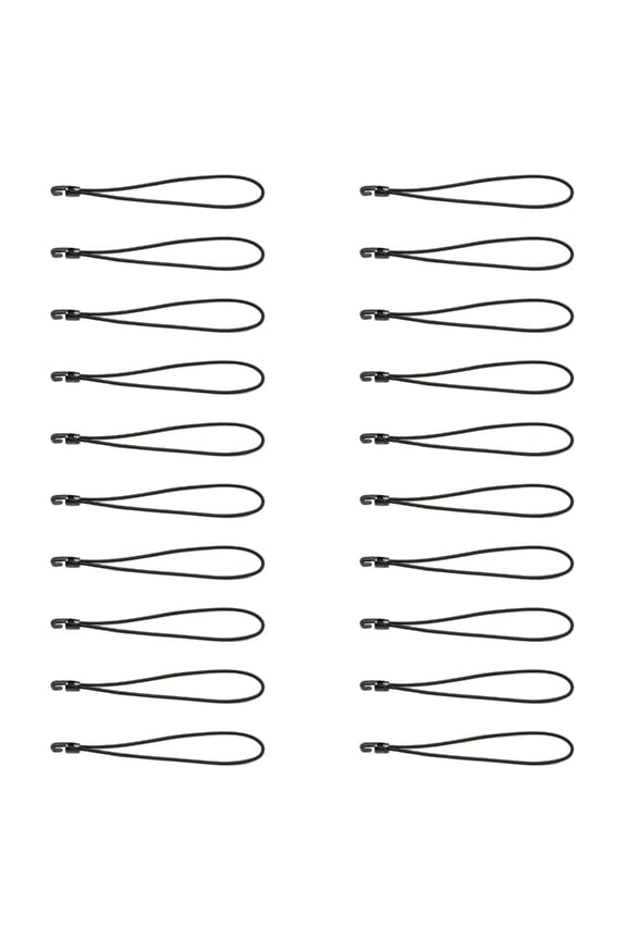 20Pieces Rubber Bungees Tensioner Straps Camping Tarpaulin Tie Down Systems