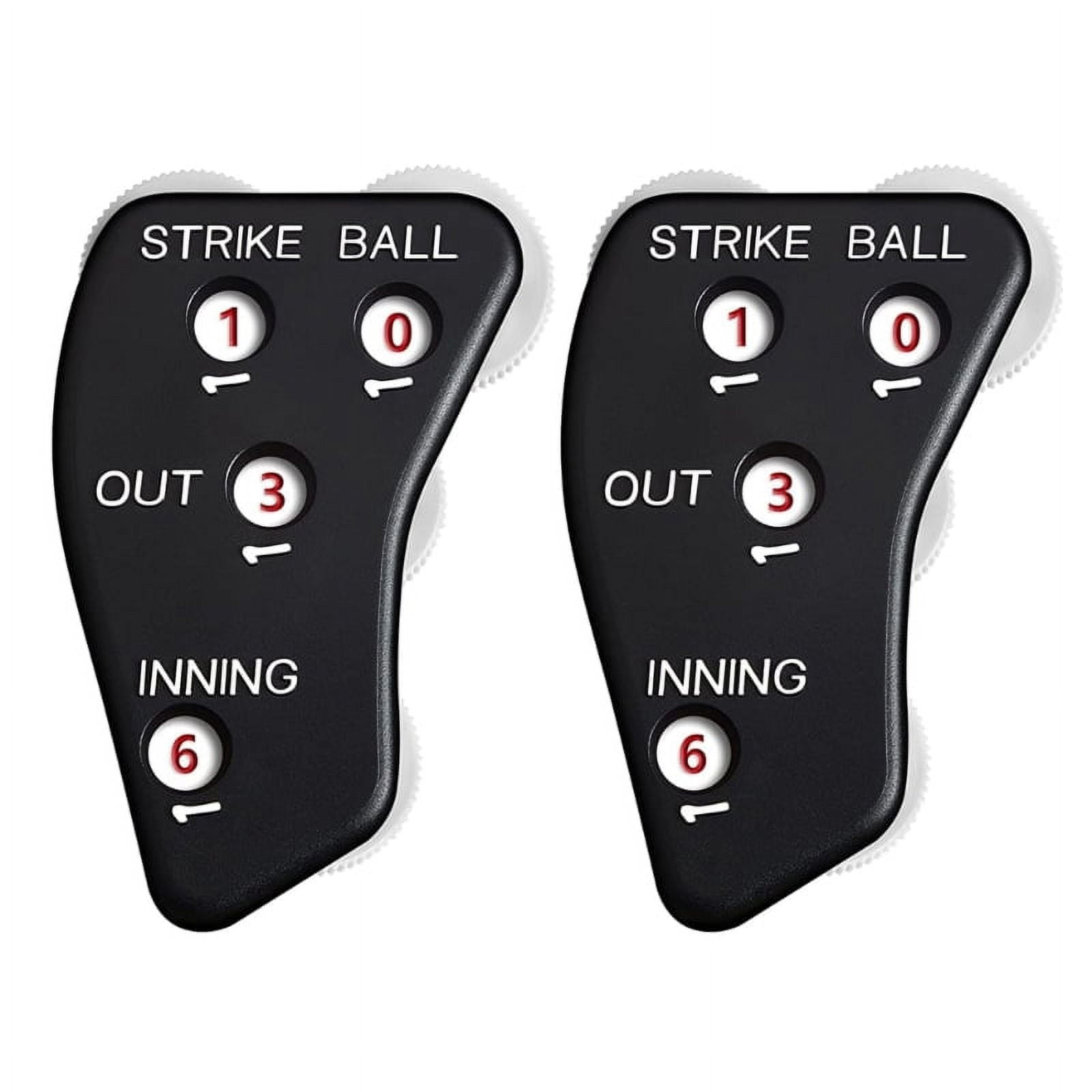 WINDLAND 2Pcs Baseball Umpire Counter Clicker Softball Umpire Indicator